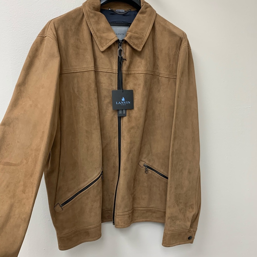 Lanvin Suede Lambskin Zipped Jacket - Picture 3 of 9